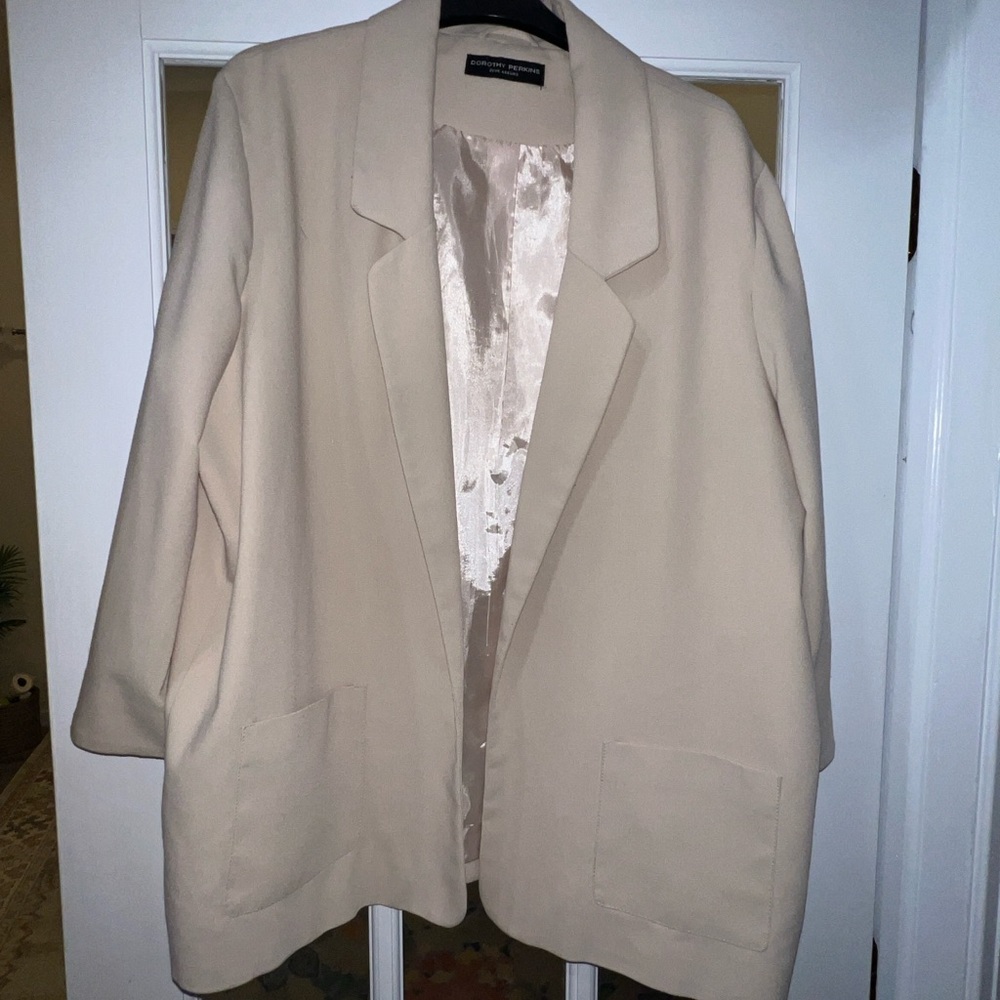 Dorothy Perkins Stone Beige Blazer Jacket